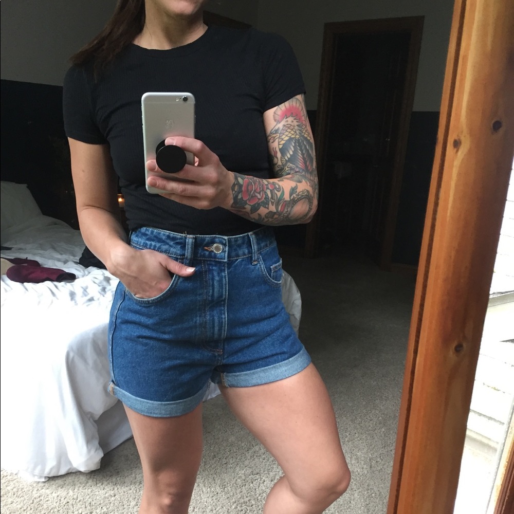H&M Ribbed crop top